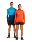 ICEBREAKER Wmns Mer 200 Realfleece Descender LS Half Z, Fervid (vzorek) velikost: S