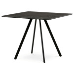 Jídelní stůl 90x90cm, lamino, šedý dub, HT-R5190 GREY