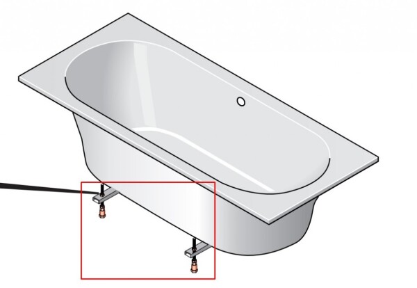 Laufen - Pro Nohy k vaně H2961680000001