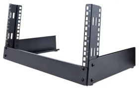 StarTech 4U otevřený stojanový rack / Rack / Volně stojící / 500 mm / nosnost 30 kg / černá (RK4OD)