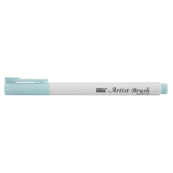 MARVY Artist Brush 1100-74 fix štětcový hrot – barvy vodní báze brush pen na papír lettering kaligrafie rozmývatelný mísitelný acid free netoxický