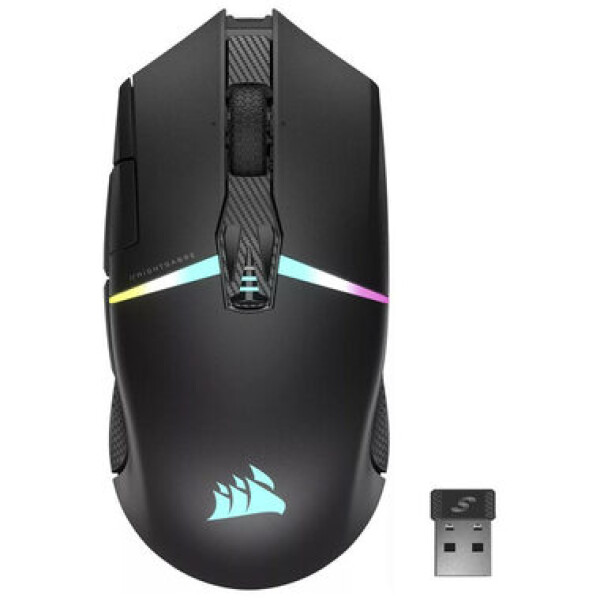 Corsair Nightsabre Wireless černá / Herní bezdrátová myš / 26000DPI / 11 tlačítek / 2.4GHz / Bluetooth / USB (CH-931B011-EU)