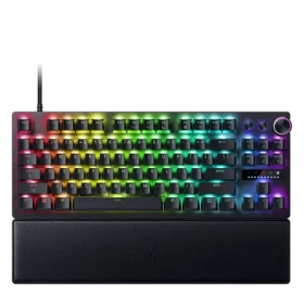 Razer Huntsman V3 Pro Tenkeyless černá / Herní klávesnice / opticko-analogová / 8KHz / Rapid Trigger / RGB / US Layout