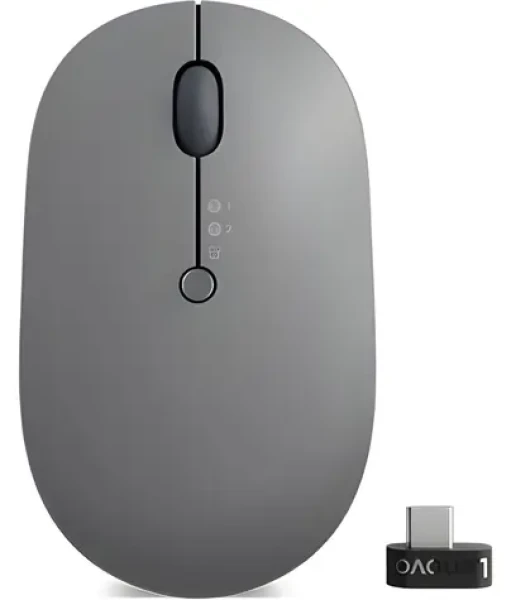 Lenovo Go Wireless Multi-Device černá, šedá / Bezdrátová myš / 5 tlačítek (4Y51C21217)