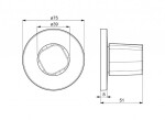 HANSA - Signatur Ventil Living pod omítku, chrom 02288102