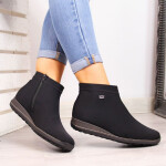 Černé zateplené dámské boty Rieker W 98251-00 dámské 36