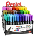 Liner Pentel Pointliner 0.4mm displey 288ks (mix)