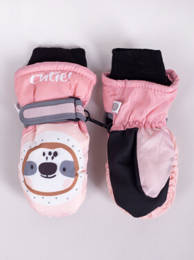 Dětské zimní lyžařské rukavice Yoclub Pink 12