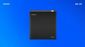 Savio AK-43 černá / Externí vypalovačka DVD±RW / USB 2.0 / Slim (SAVIO AK-43)