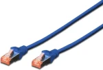 Digitus modrý / Patch kabel / Cat6 / S/FTP / 0,5 m / 2x RJ-45 / AWG 27/7 (DK-1644-005/B)