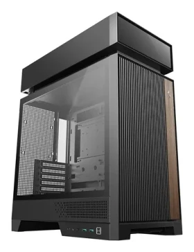 Deepcool CL660 černá, dřevo / Počítačová skříň / Midi-tower / ATX / Temperované sklo / ARGB (R-CL660-BKNNA0-G-1)