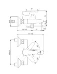 IDEAL STANDARD - Alpha Vanová baterie, chrom BC489AA