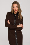 Stylove Šaty S322 Brown