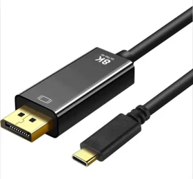 Art KABUSBC OEM-C5-2 černá / Kabel USB-C - DisplayPort / 1,8 m (KABUSBC OEM-C5-2)