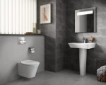 IDEAL STANDARD - Connect Air Závěsné WC, AquaBlade, bílá E005401