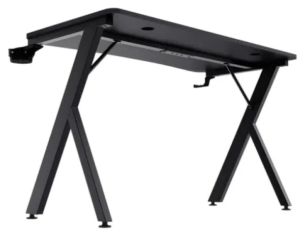 Trust GXT700 Omnius černá / Herní stůl / 120 x 60 x 76 cm / kovové nohy (25420)