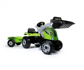 Smoby Farmer Max 710109 Traktor s nakladečem a přívesem
