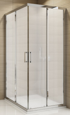 SanSwiss TOPAC10005030 Sprchový kout čtvercový 100×100 cm, aluchrom/mastercarré