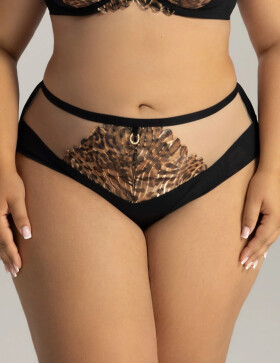 Figy Ava 2144/B Brazilské S-3XL elegantní černá M