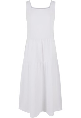 Dívčí šaty 7/8 Length Valance Summer Dress bílé