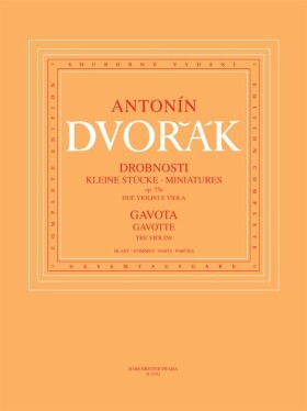 KN Drobnosti op. 75A / Gavota pro troje housle B 164