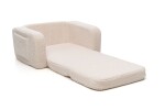 SHAPPY SHAPPY Dětské rozkládací pěnové křeslo LUMI TEDDY Barva: Light Beige