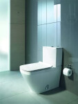 DURAVIT - DuraStyle Závěsné WC pro SensoWash, s WonderGliss, bílá 25375900001