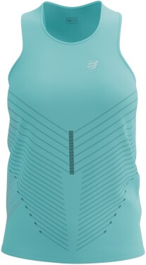 Běžecké tílko Compressport Performance Singlet W - AQUA/HOT PINK Velikost textilu: XS