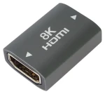 PremiumCord HDMI A - HDMI A spojka / Adaptér / Female/Female / 8K/60 Hz / kovová / Space Grey (kphdma-36)