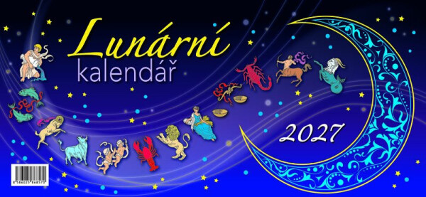 Kalendář 2027 stolní: LUNÁRNÍ