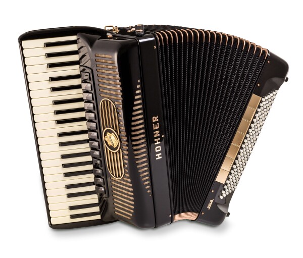 Hohner Gola 414, black with chin register - no blind