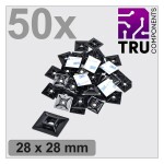 TRU COMPONENTS T23CA007 sada dílů k držáku na kabel TC-12888384 Průměr kabelového svazku (rozsah) 1 do 40 mm černá 1 sad