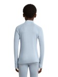 Dětské merino triko dlouhý rukáv, 1/2 zip ICEBREAKER Kids 260 Tech LS Half Zip, Zinc Blue velikost: 6