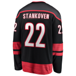 Fanatics Pánský dres Logan Stankoven Carolina Hurricanes NHL 2026 Stanley Cup Champions Home Breakaway Velikost: XS