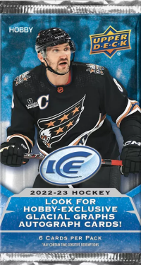Hokejové Karty NHL 2022-23 Upper Deck Ice Hockey Hobby Balíček