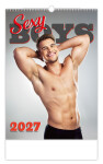 Nástěnný kalendář 2027 Helma Sexy Boys