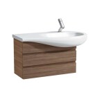 Laufen - Il Bagno Alessi One Nábytkové umyvadlo 90x50 cm, s 1 otvorem pro baterii, s LCC, bílá H8149764001041