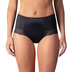 Dámské stahovací kalhotky FLAT TUMMY LACE MIDISLIP - BELLINDA - černá L