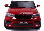Mamido Elektrické autíčko BMW X6 M dvoumístné XXL lakované červené