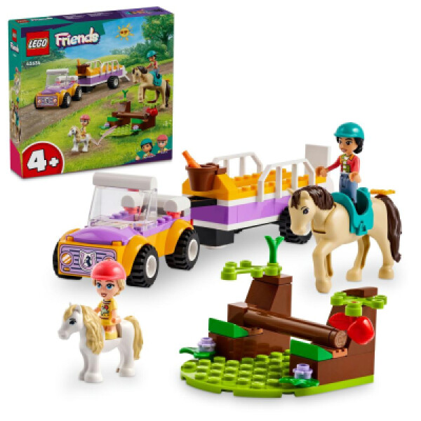 LEGO® Friends 42634 Přívěs koněm poníkem