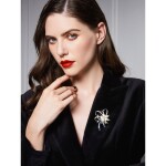 Luxusní brož Swarovski Elements Paola, Modrá
