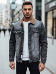 Pánská zateplená džínová bunda černá FashionStreet TX4725z XL