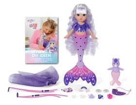 ZAPF CREATION BABY born Panenka Glam Up Aura růžová