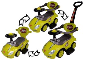 Mamido Dětské odrážedlo 3v1 Mega Car žluté