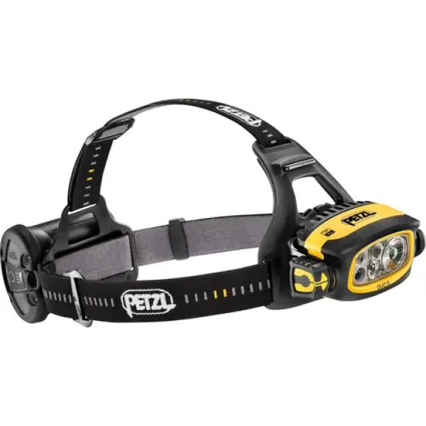 Petzl Duo S žlutá / Čelová svítilna / 1100 lm / dosvit až 200m / 3200 mAh / IP67 (E80CHR)
