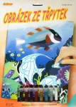 ARTLOVER Obrázek ze třpytek Rybičky