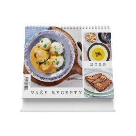 Vaše recepty 2025 stolní kalendář