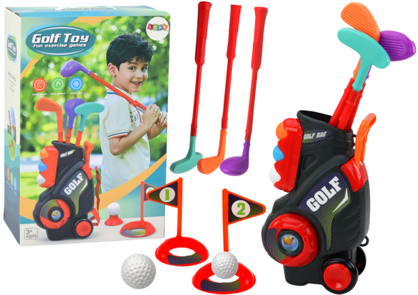 Mamido Sada na mini golf pro děti s vozíkem na kolečkách