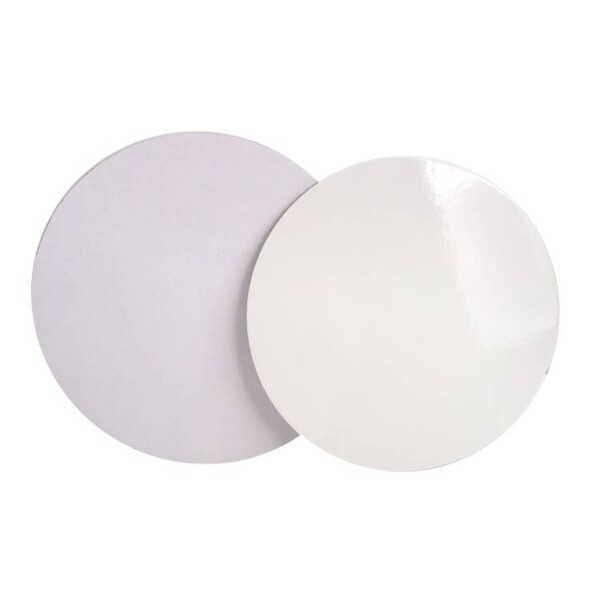 Cake Star Podložka pod dort hrubá bílá lesklá kruh 24 cm (1 ks)