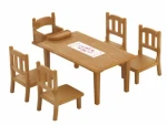 Sylvanian Families Nábytek - jídelní stůl se židlemi